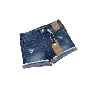 NWT Hippie Girl Shortie Regular Rise Soft Stretch Denim Shorts